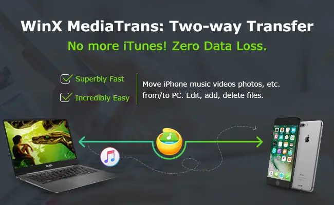 WinX MediaTrans - Transfer from iPhone to PC