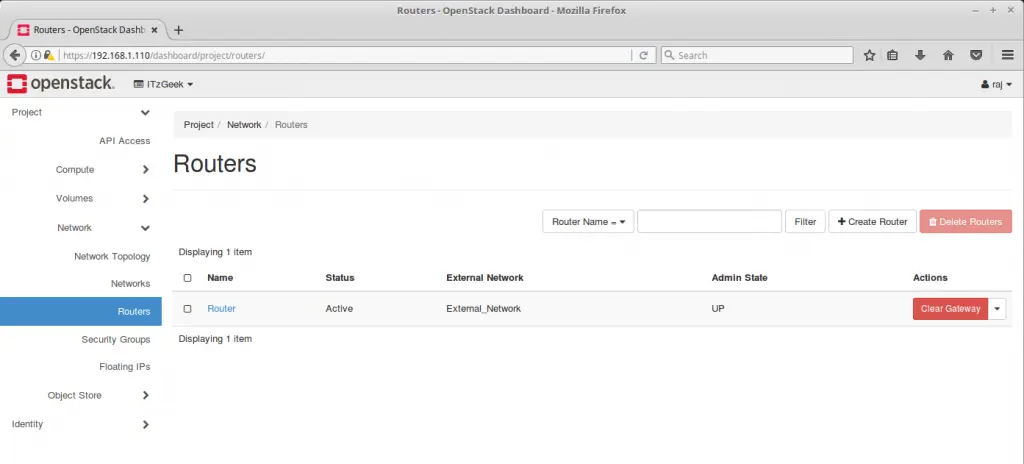 Configure OpenStack Networking - OpenStack Routers