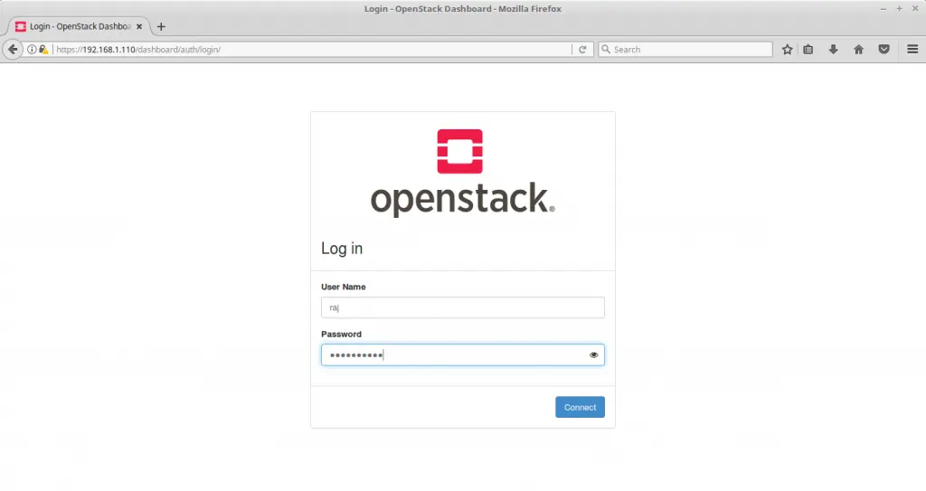 Configure OpenStack Networking - OpenStack User Login