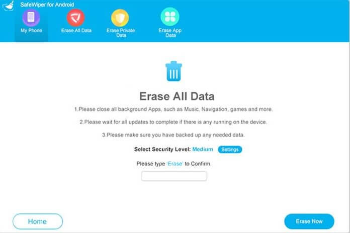 Confirm Erase