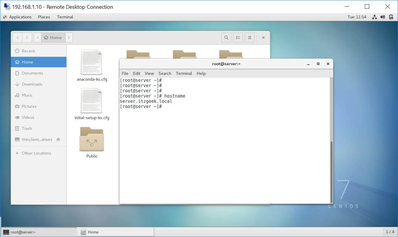 centos 7 remote desktop xrdp