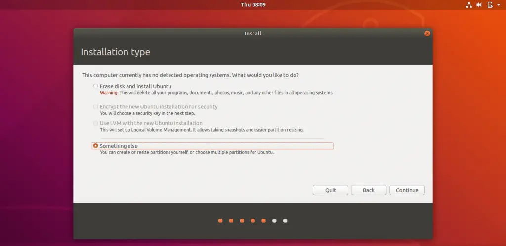 Install Ubuntu 18.04 LTS (Bionic Beaver) - Custom Partitioning