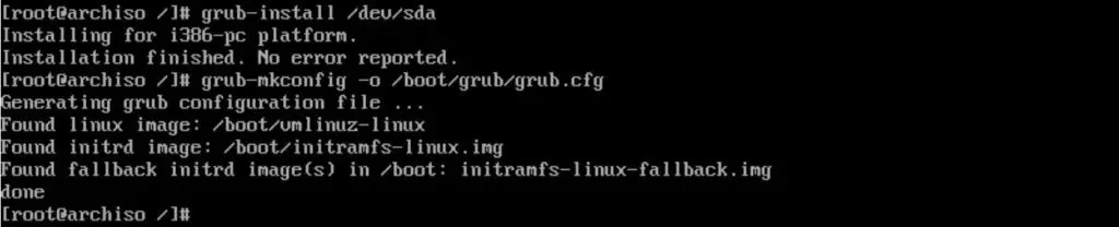 Install Arch Linux 2018 - Install GRUB Boot Loader