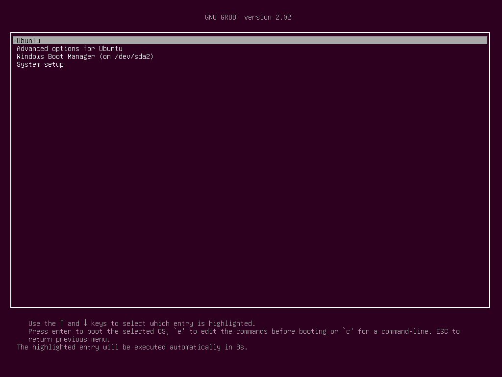 Install Ubuntu 18.04 Alongside With Windows 10 - Boot Ubuntu 18.04