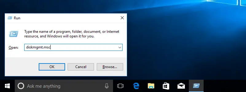 Install Ubuntu 18.04 Alongside With Windows 10 - Disk Management