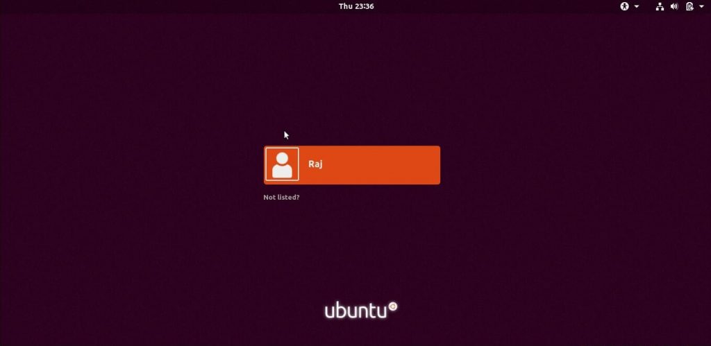 Upgrade To Ubuntu 18.04 From Ubuntu 16.04 - Login Screen After Ubuntu 16.04 Upgrade