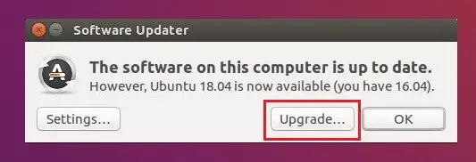 Upgrade To Ubuntu 18.04 From Ubuntu 16.04 - Update for Ubuntu 16.04