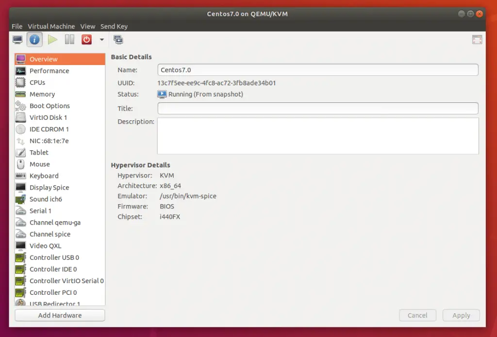 Install And Set Up KVM On Ubuntu 18.04 - Managing Virtual Machine