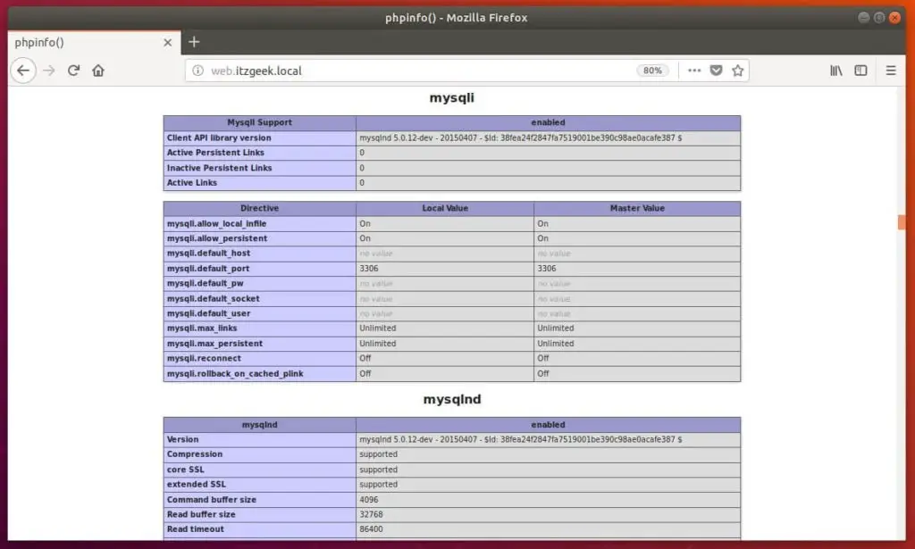Install Linux, Nginx, MySQL, PHP (LEMP Stack) in Ubuntu 18.04 - MariaDB Support