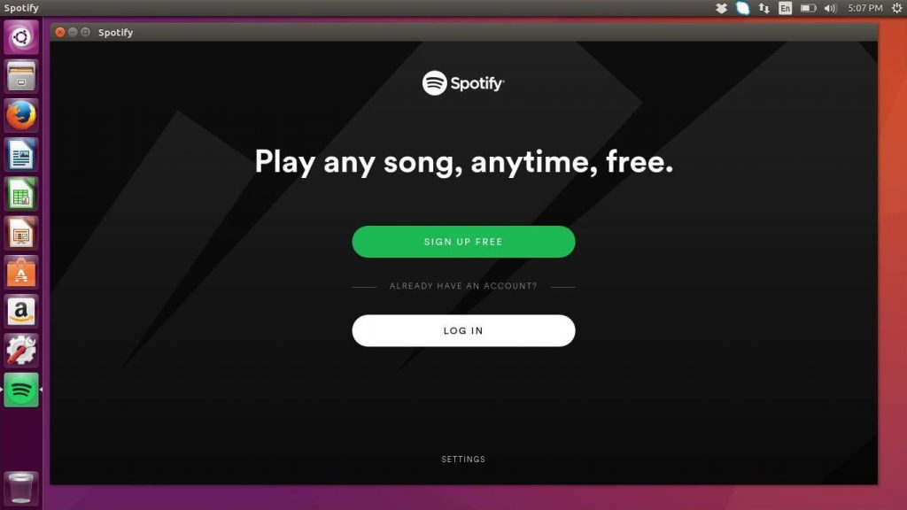 Install Spotify on Ubuntu 16.04 - Spotify Running on Ubuntu 16.04