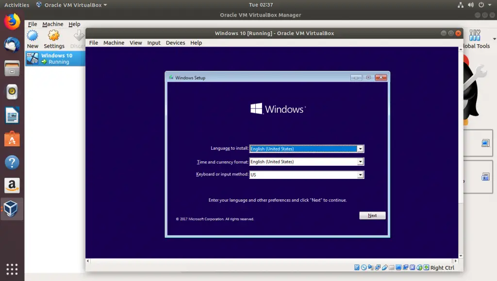 is virtualbox safe to install on windows 10