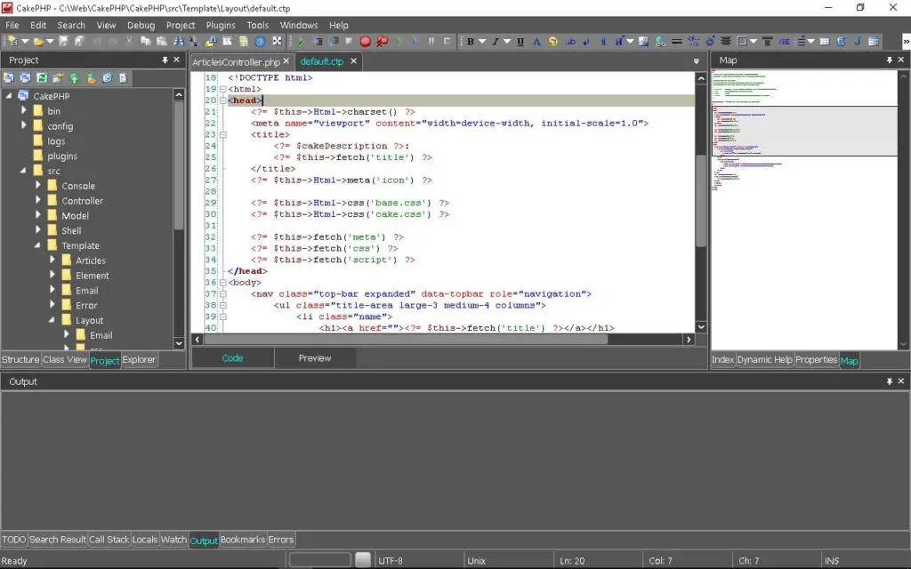 Free PHP, HTML, CSS and JavaScript editor - CodeLobster IDE