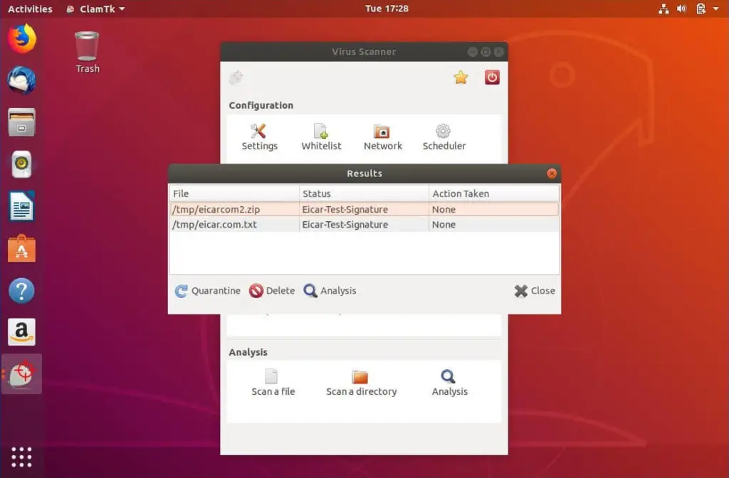 Antivirus for Ubuntu 18.04