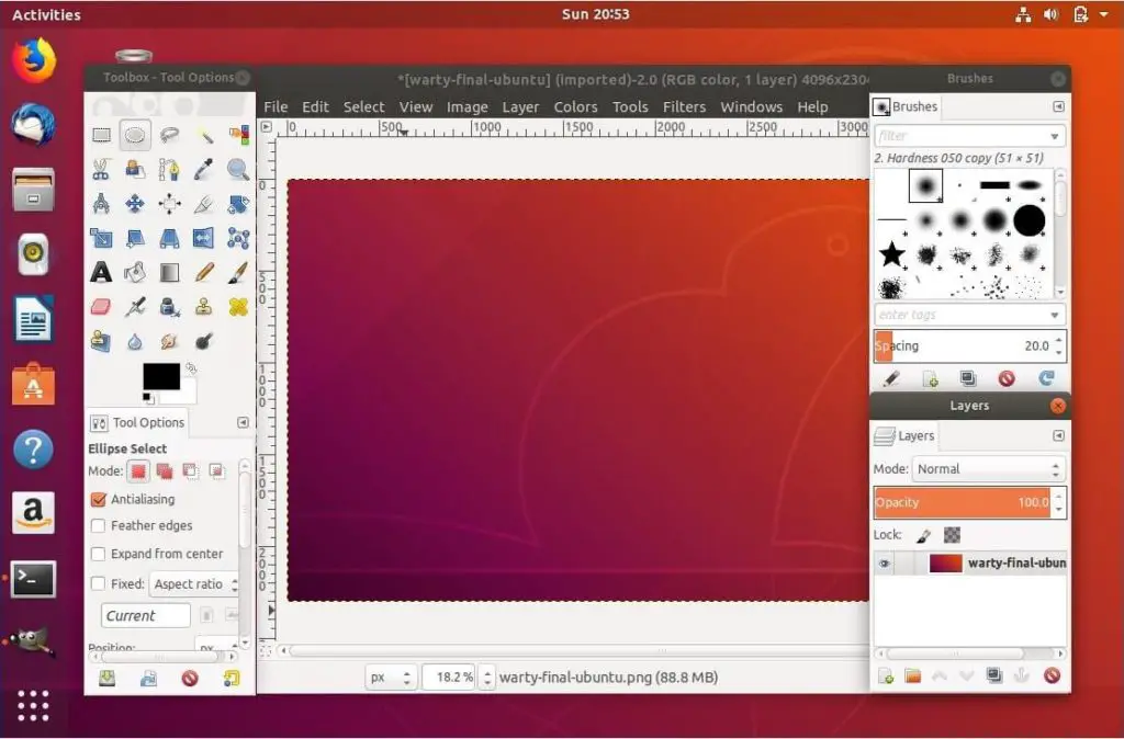 Image Editor for Ubuntu 18.04