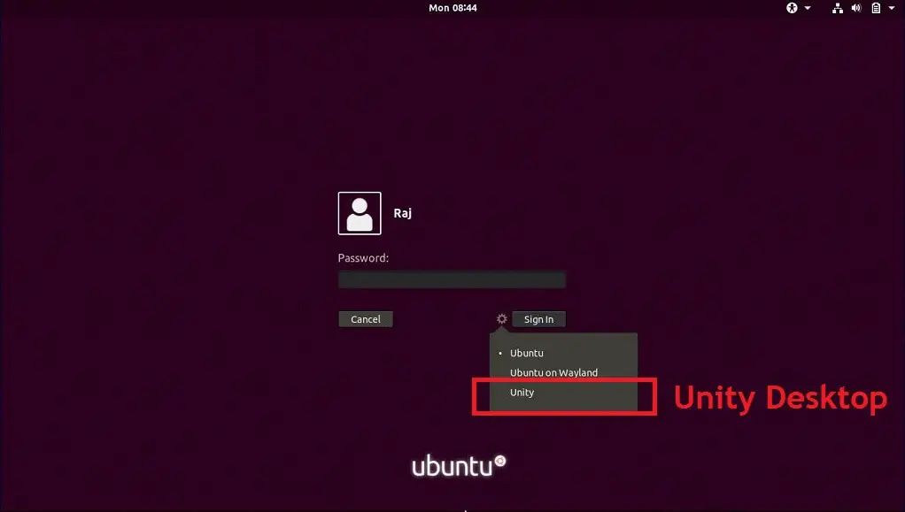 Install Unity Desktop Environment in Ubuntu 18.04