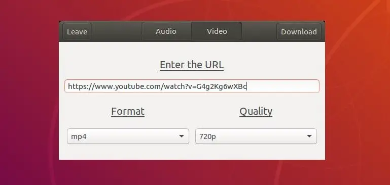 YouTube Downloader for Ubuntu 18.04