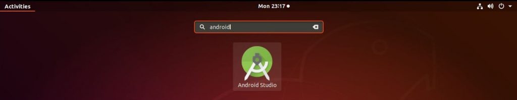 Install Android Studio on Ubuntu 18.04 - Start Android Studio in Ubuntu 18.04