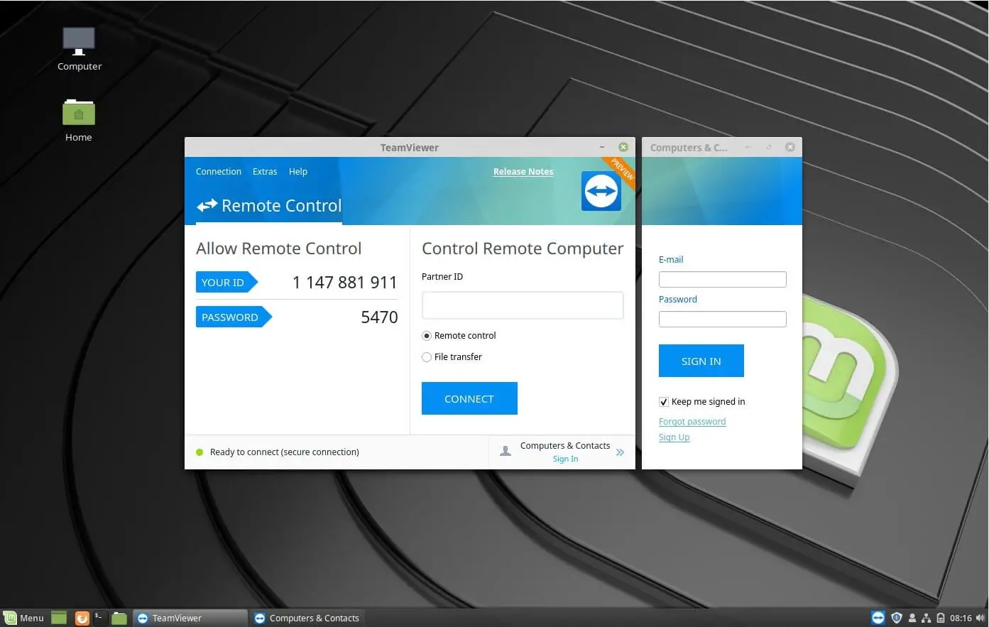 teamviewer download for linux mint