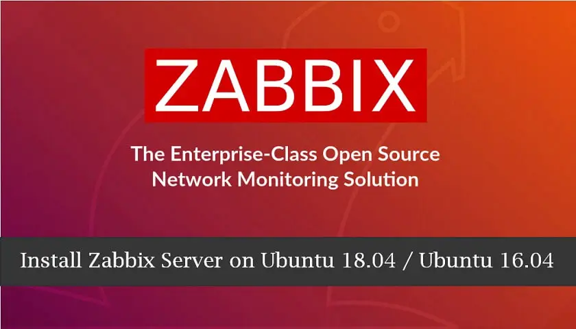 Install Zabbix Server 3.4 on Ubuntu 18.04