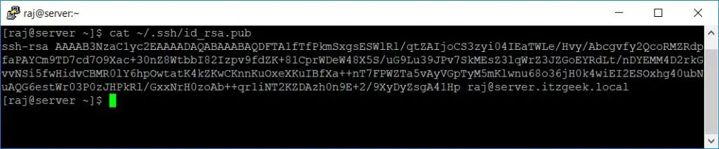 Setup SSH Passwordless Login on CentOS 7 - Source Machine SSH Key
