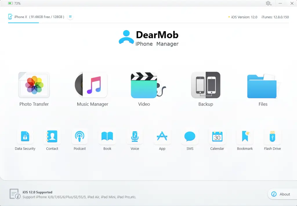 DearMob - Backup iPhone without iTunes