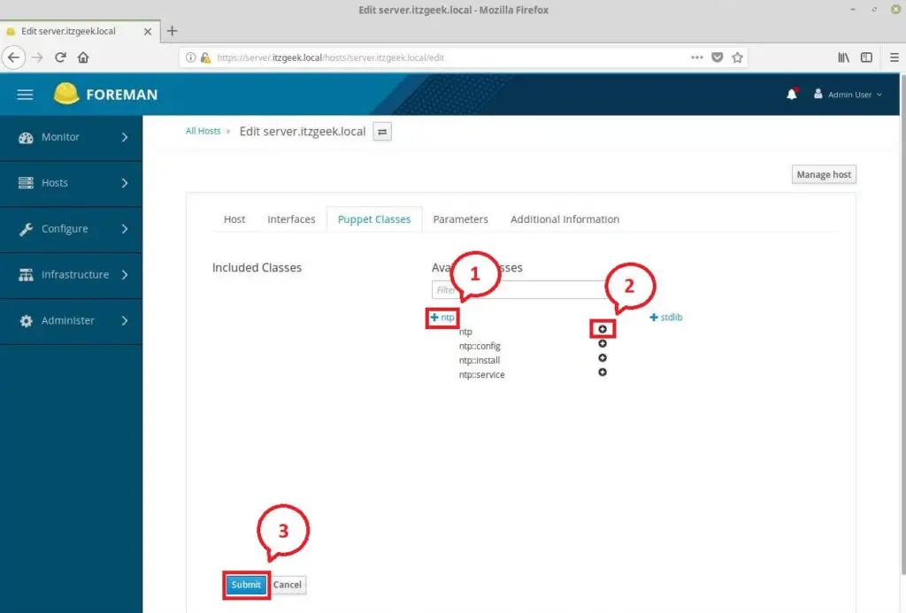 Install Foreman on CentOS 7 - Include NTP Class