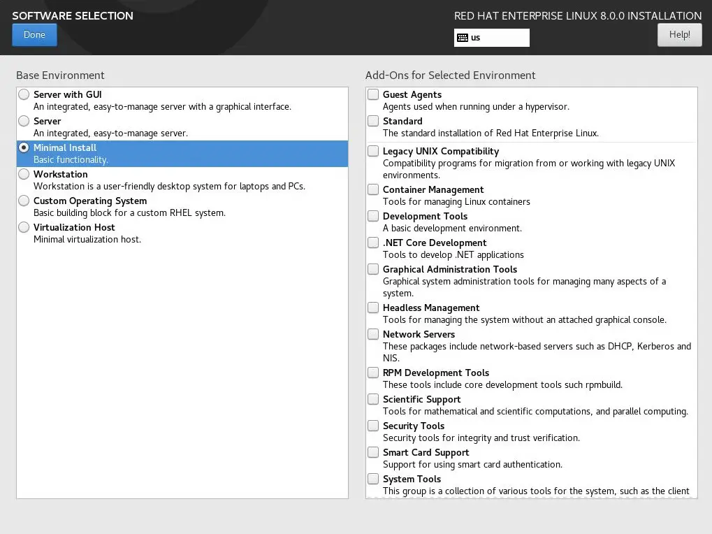 Installation Type