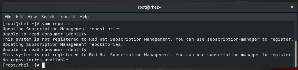 Enable Red Hat Subscription on RHEL 8 - System Not Subscriped Error