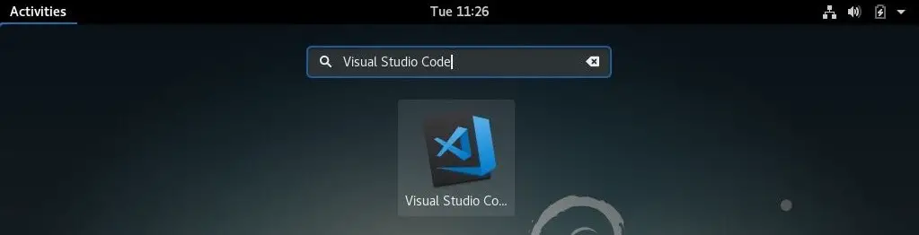 Install Visual Studio Code on Debian 9 - Start Visual Studio Code on Debian 9