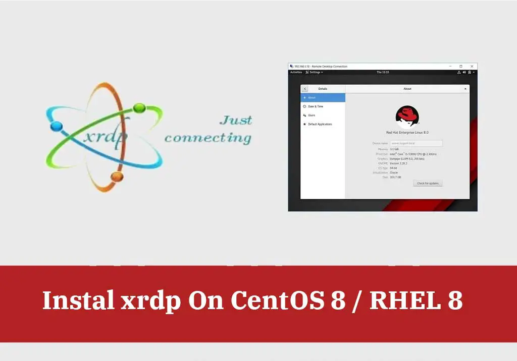 Install xrdp On CentOS 8