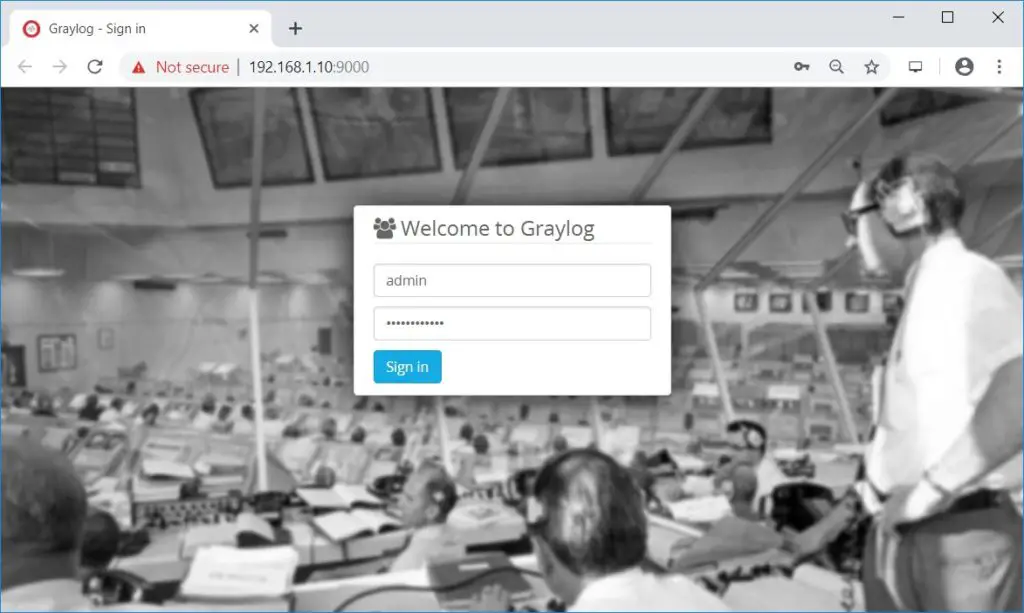 Install Graylog 3.0 on Ubuntu 18.04 - Graylog Login Screen