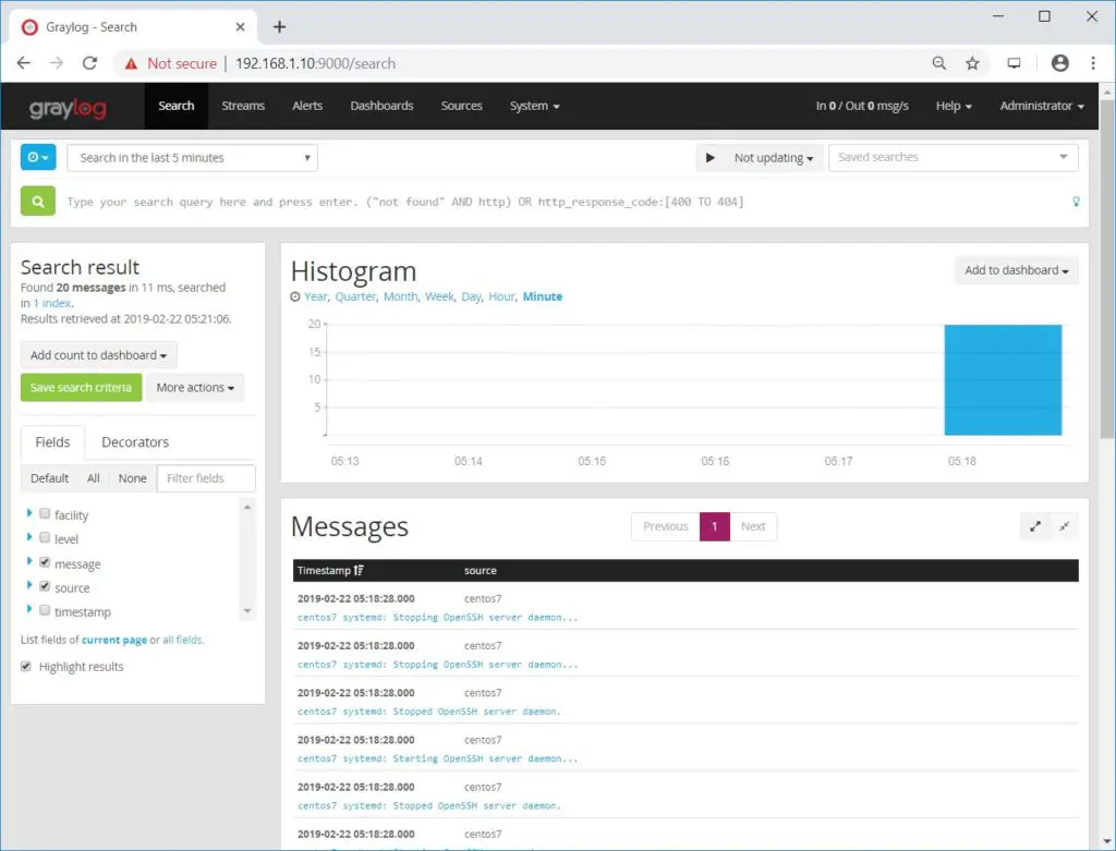 Install Graylog 3.0 on Ubuntu 18.04 - View Syslog Messages using Graylog