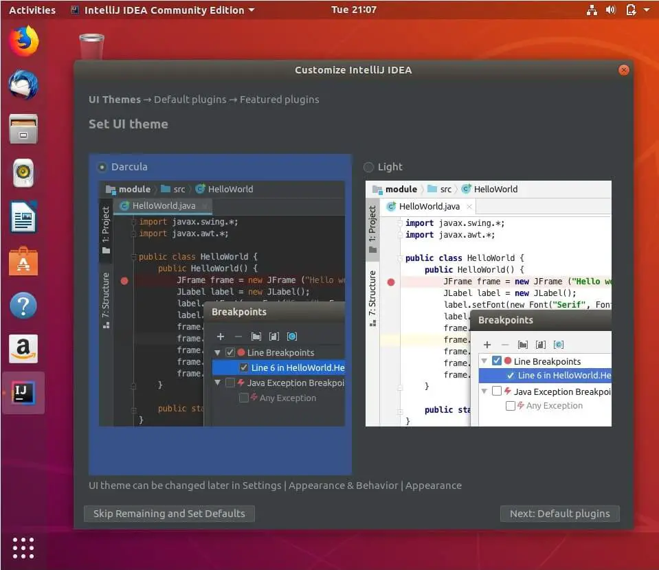install intellij in ubuntu