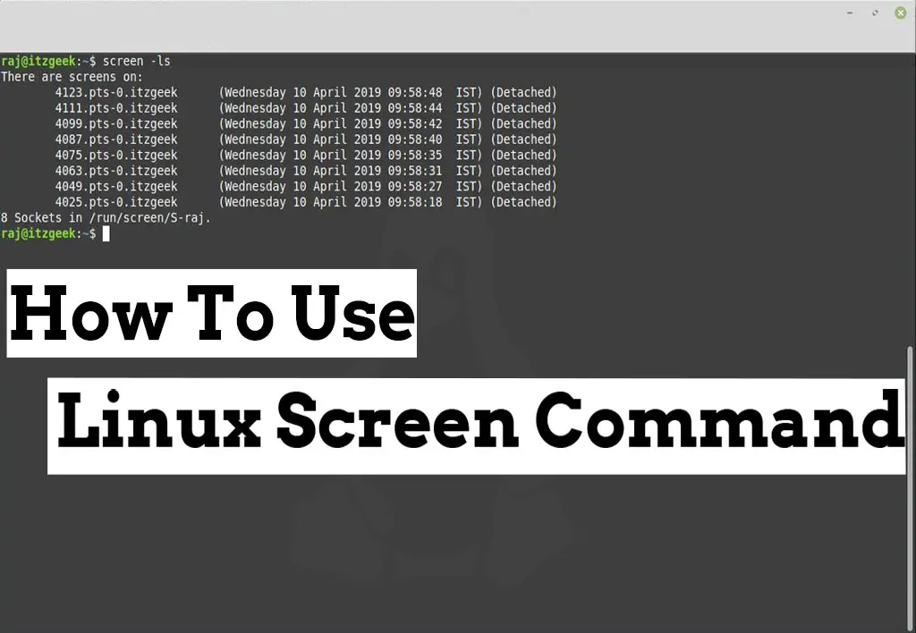 Linux Screen Command