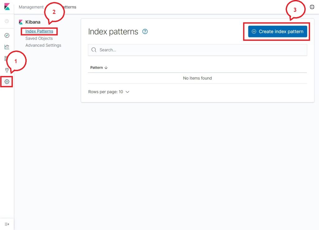 Install ELK Stack On RHEL 8 - Index Patterns