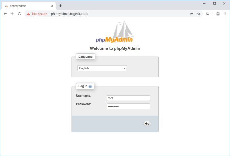 centos7 phpmyadmin not found