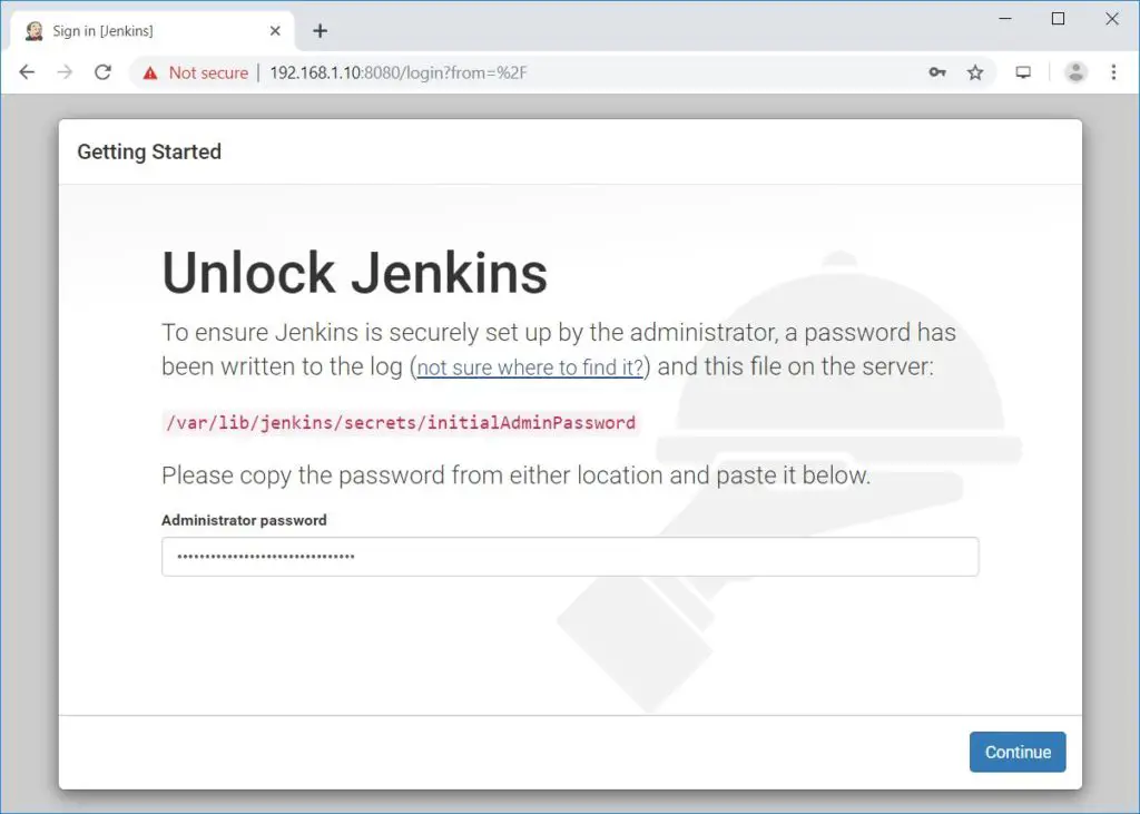 Install Jenkins on RHEL 8 - Unlock Jenkins