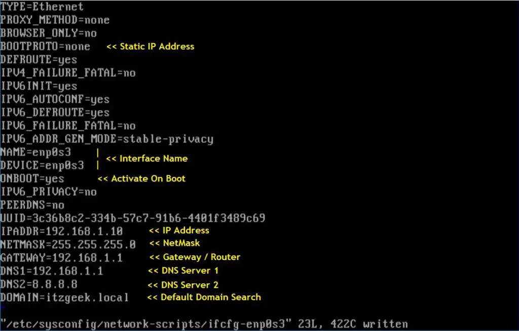 Set IP Address