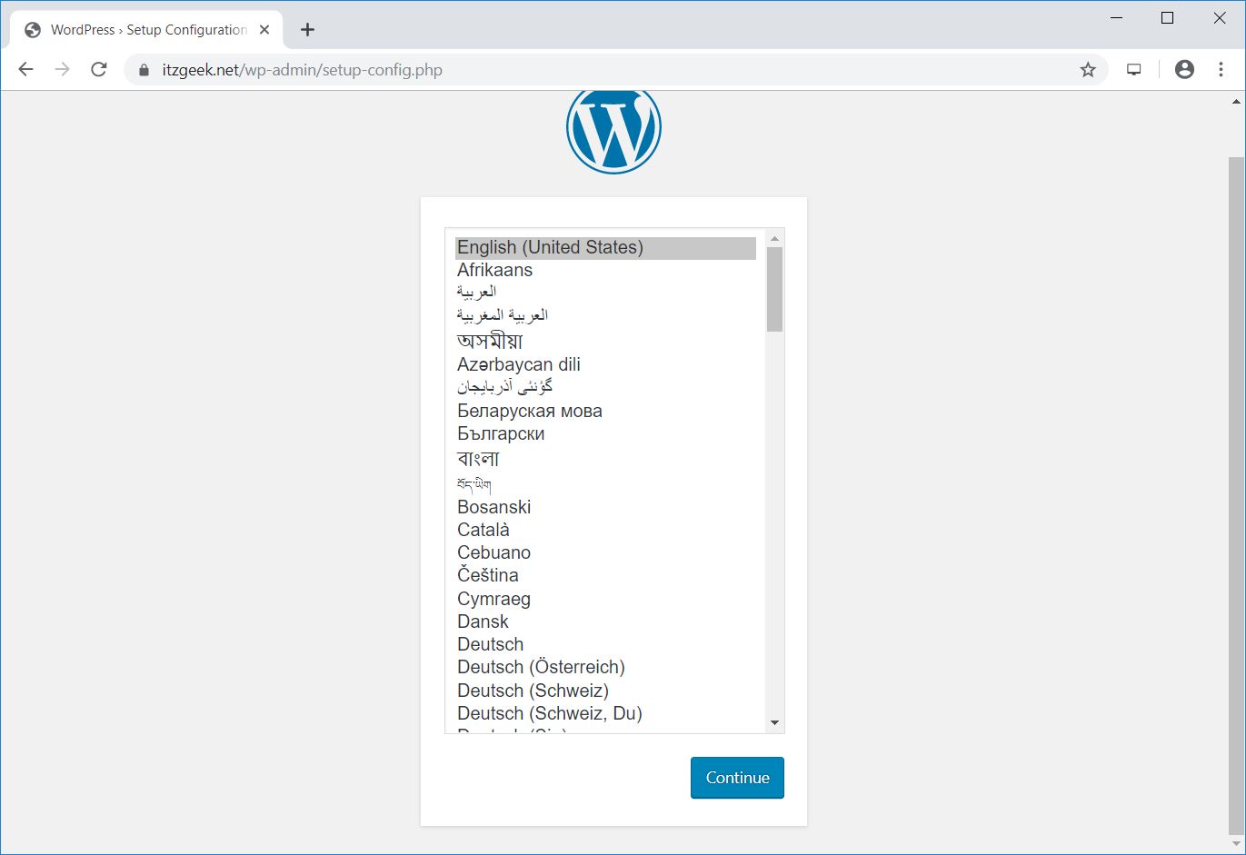Choose Language