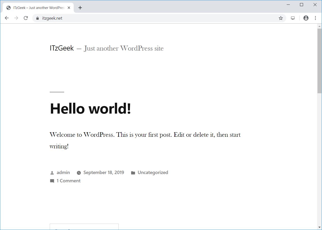 WordPress Running on RHEL 8
