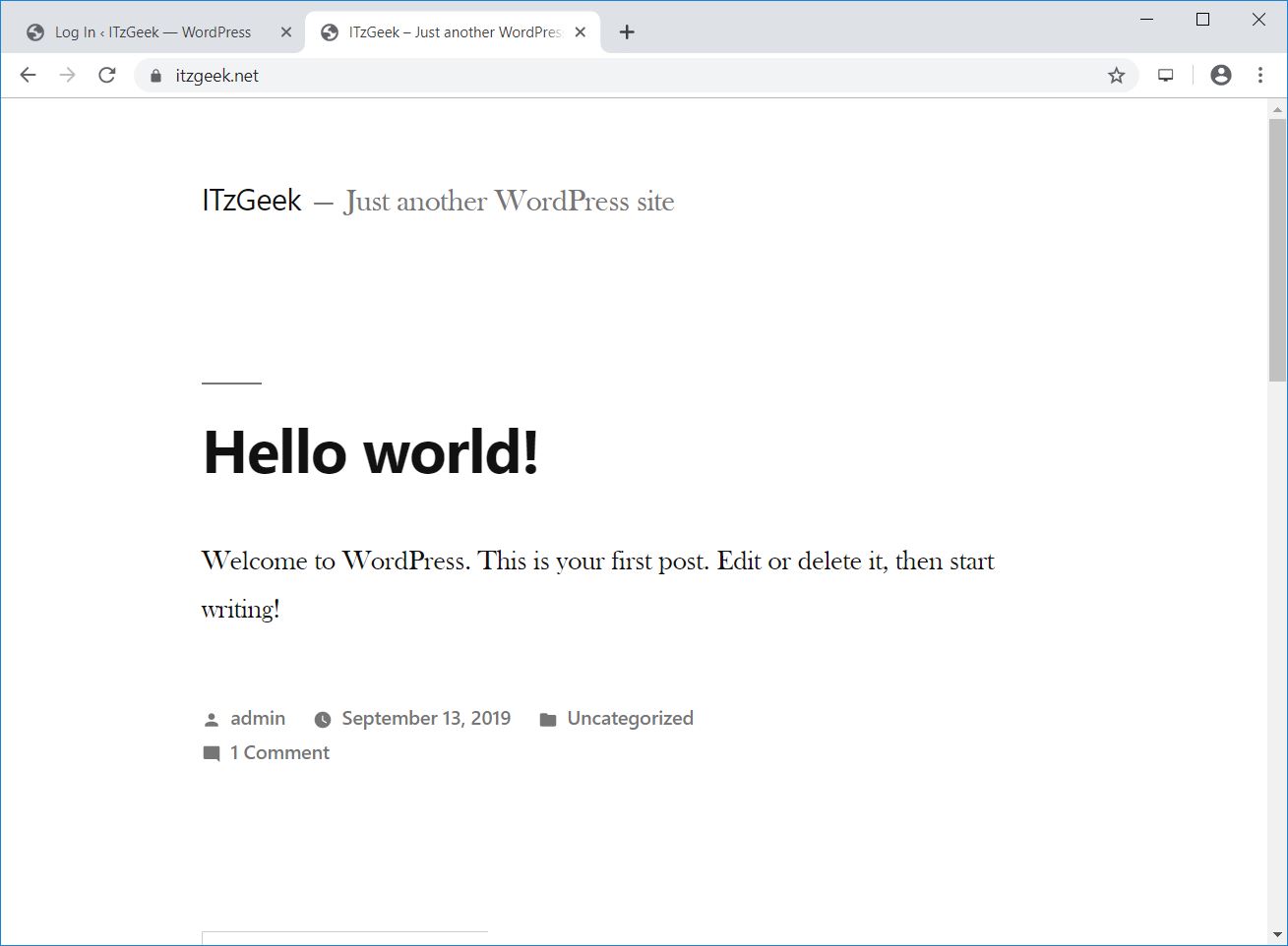 WordPress Site