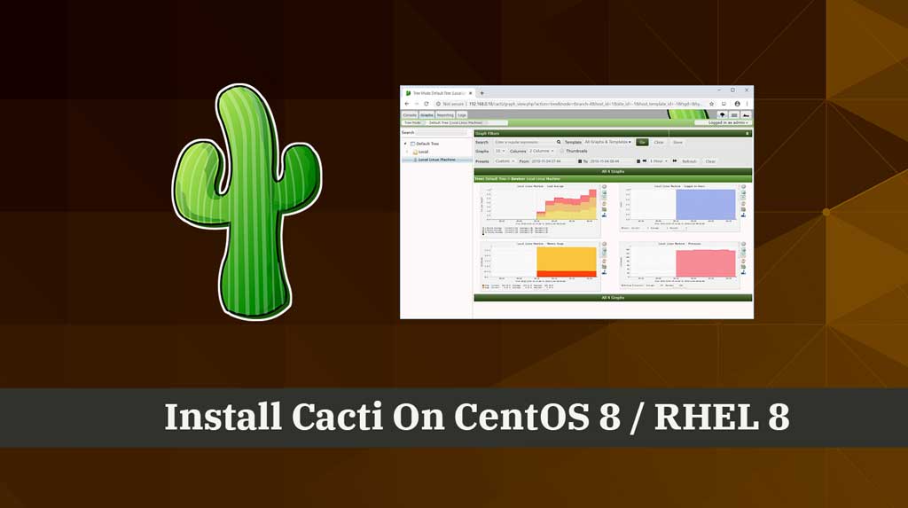 Install Cacti On CentOS 8