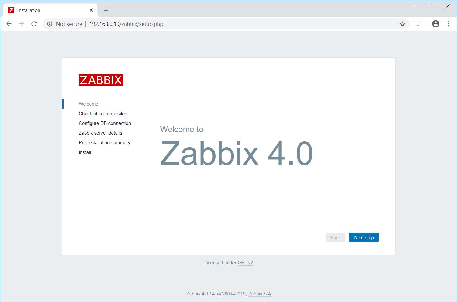 Welcome Screen