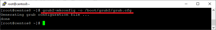 Update GRUB Configuration