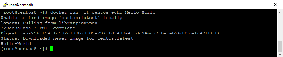 Hello World Container