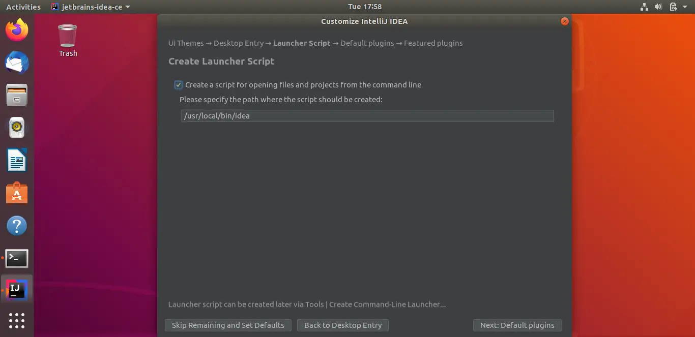 Create Launcher Script