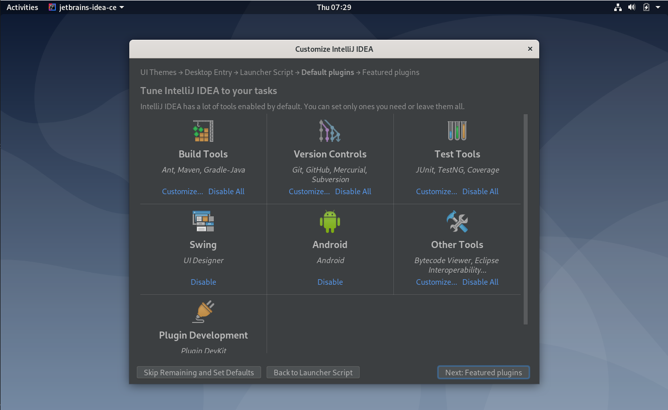 Default Plugins