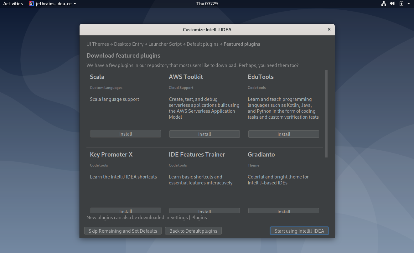 Install Featured Plugins