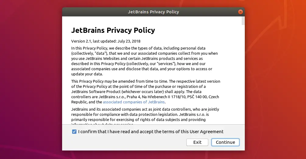 Jetbrains Privacy Policy