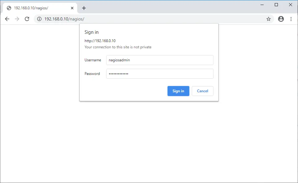 Nagios Login